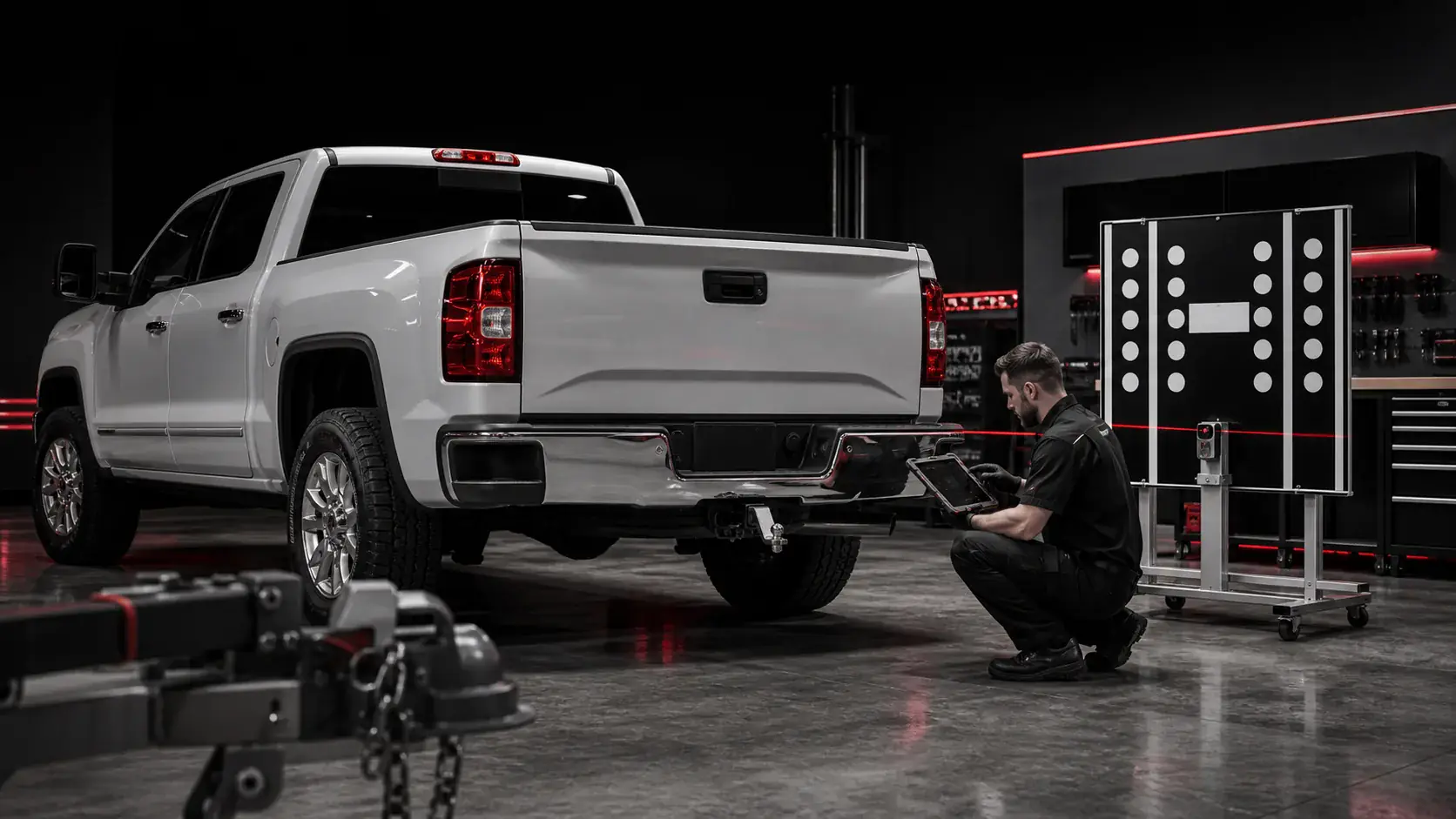 ADC diagnostics and ADAS calibration workflow for GMC vehicles